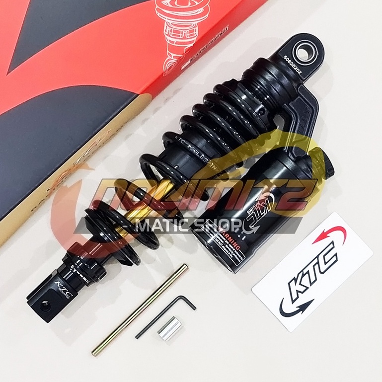 Shock KTC Extreme Black 300mm Shockbreaker Racing Mio Lexi Fino Fazzio