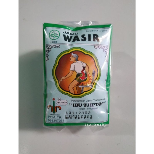 

JAMU WASIR IBU TJIPTO CIPTO 10's JAMU TRADISIONAL HERBAL DIDEL (COD)