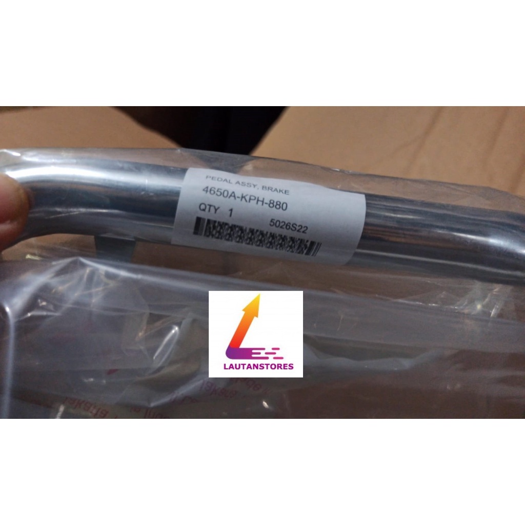 4650A-KPH-880 Pedal Pijakan Rem Kaki Karisma Supra X 125 Lama Batman Tromol