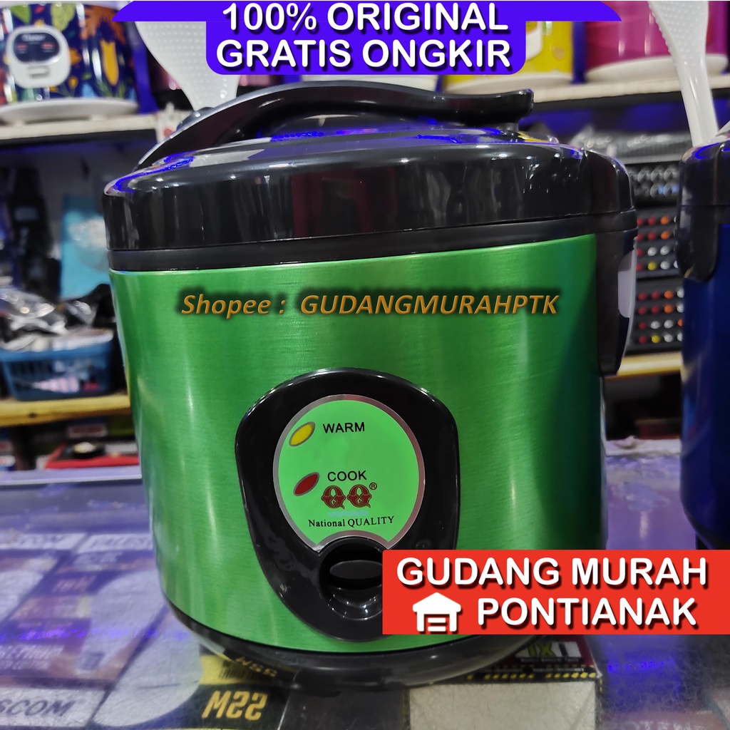 Ricecooker National Quality QQ Penanak Nasi sekaligus penghangat menghangatkan warm