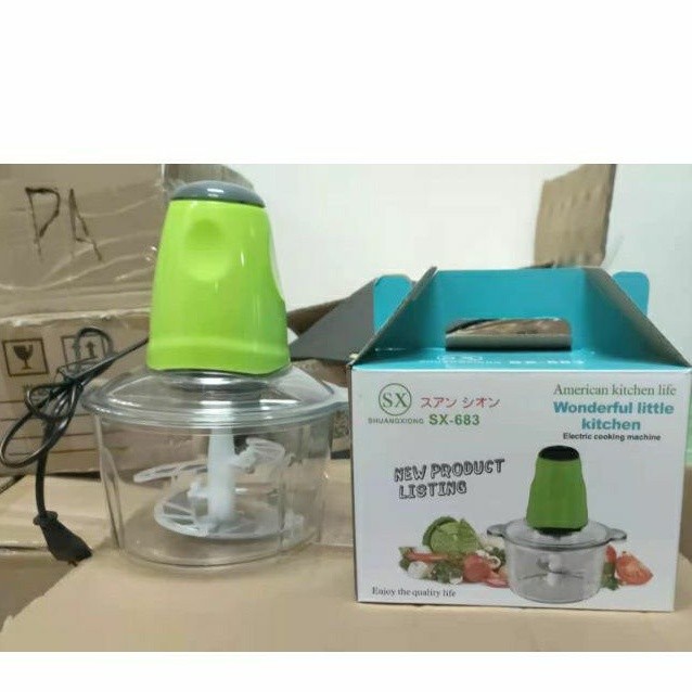 COD Electric Food Grinder/Blender Giling Daging 2L SX-683 Chopper food Processor