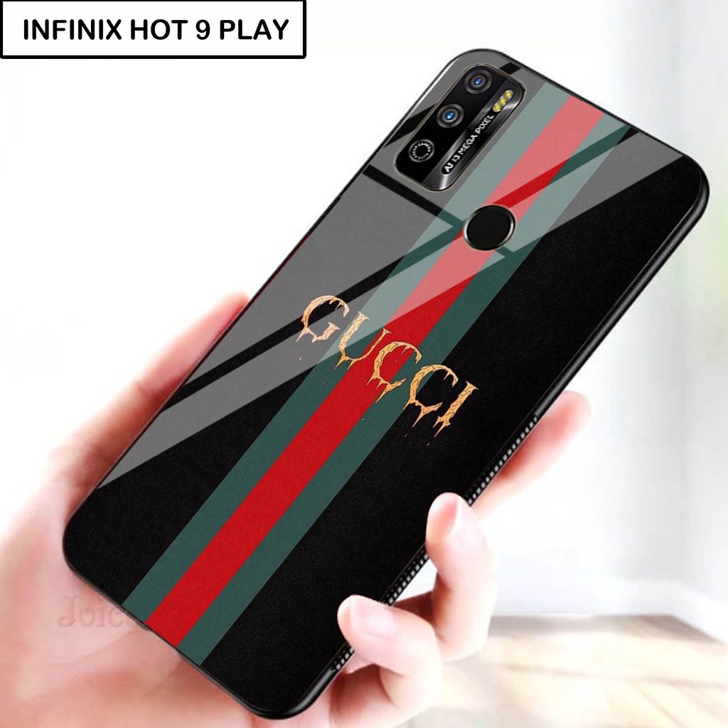 Softcase Kaca For INFINIX HOT 9 PLAY - Case Handphone INFINIX HOT 9 PLAY [T42].