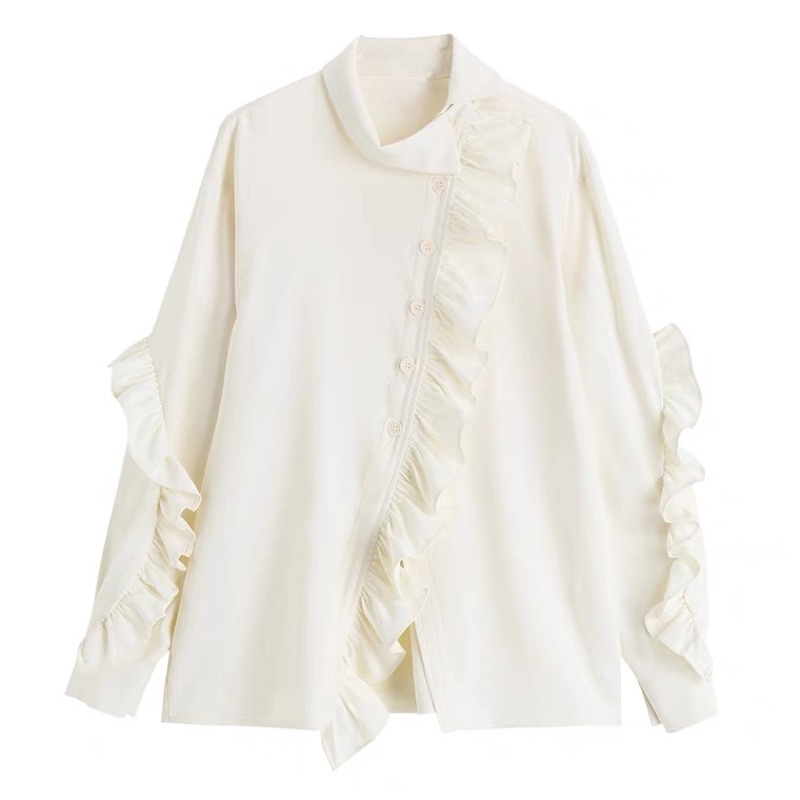 Kinan Ruffle Blouse / Baju Atasan Kemeja Wanita Import