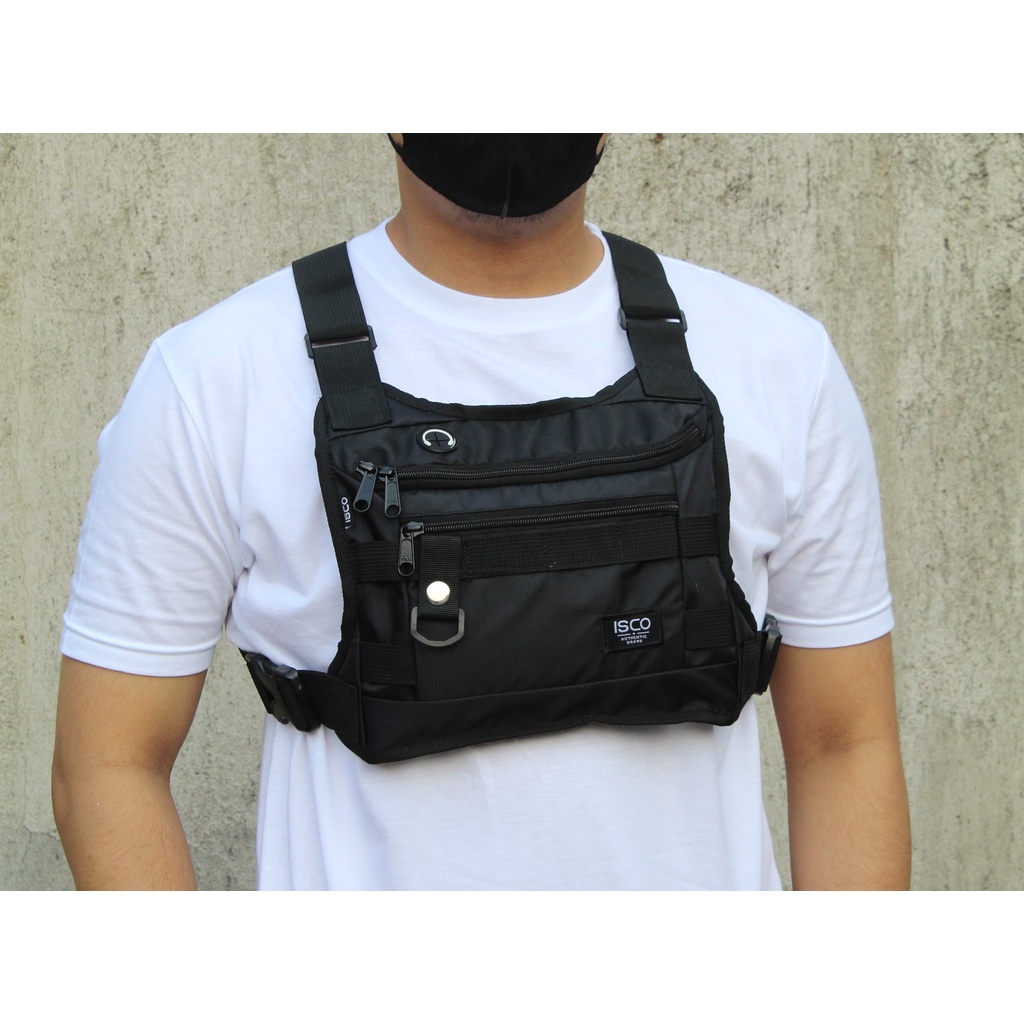 chest bag/chest rig bag/tas dada tactical pria premium