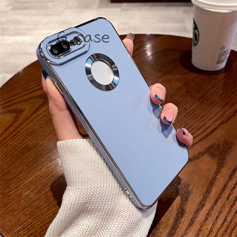 Casing Soft Case TPU 6D Mewah Shockproof Untuk iPhone 7 Plus / XS / XR / XS MAX