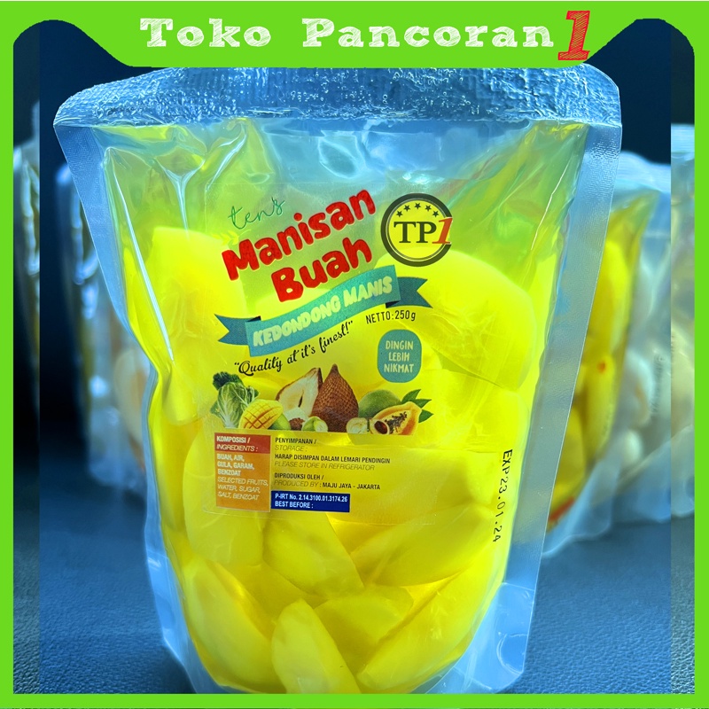 Manisan Buah Mangga pala salak Basah Original / Pedas Segar Original Buah 250G