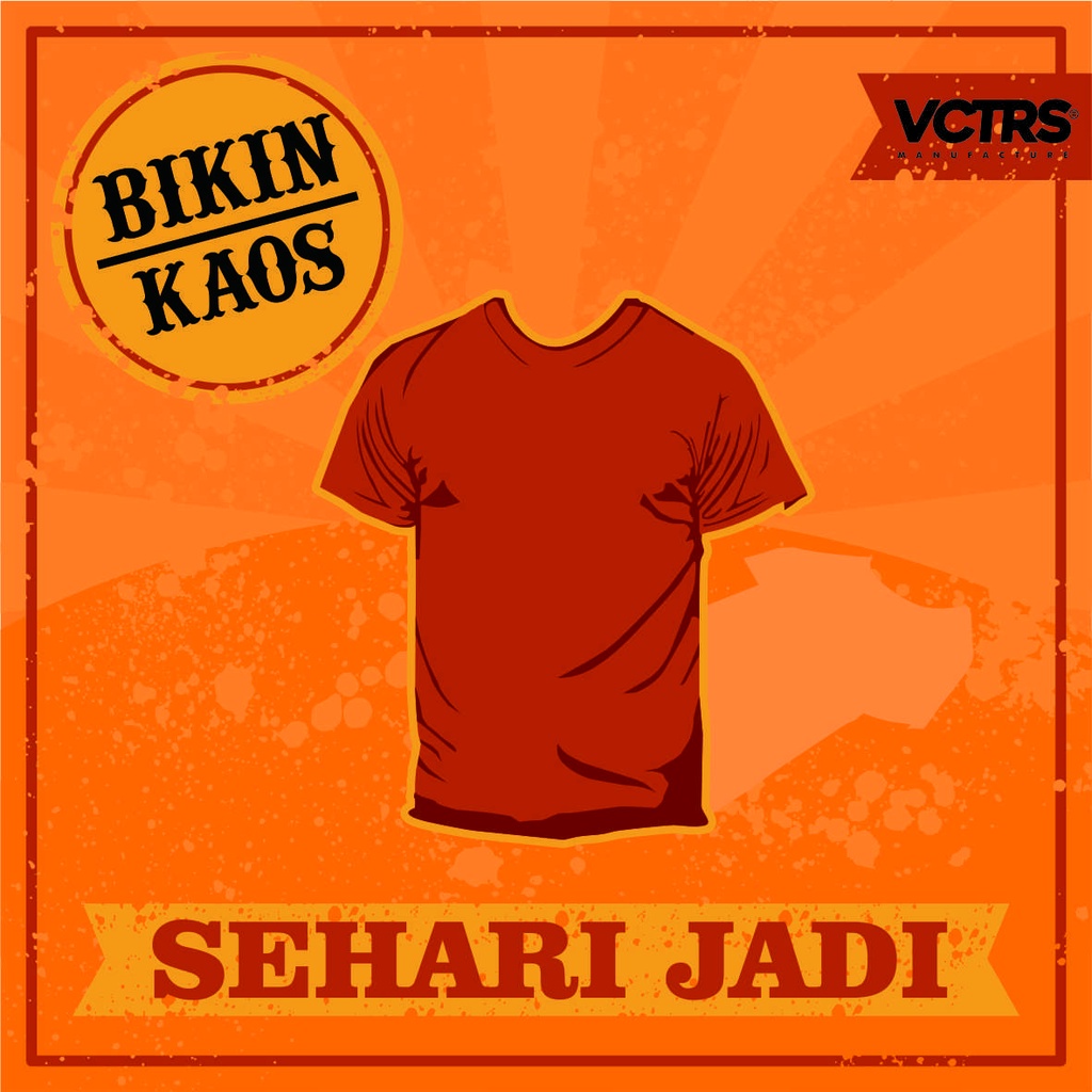 Bikin Kaos Murah Bisa Custom Satuan Grosiran Bahan Katun Premium High Quality Cotton Combed 20s 24s 