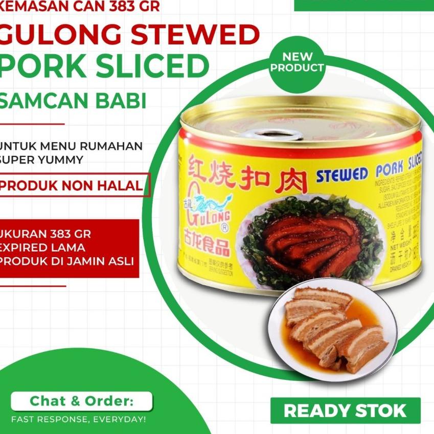 

Idr8R2d--GULONG Stewed Pork Sliced Samcan/ Daging Samcan/ Babi Kaleng NON HALAL