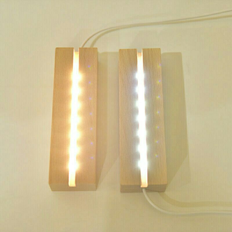 0Base Wood A6 Acrylic Lamp / Grosir Stand Led Acrylic