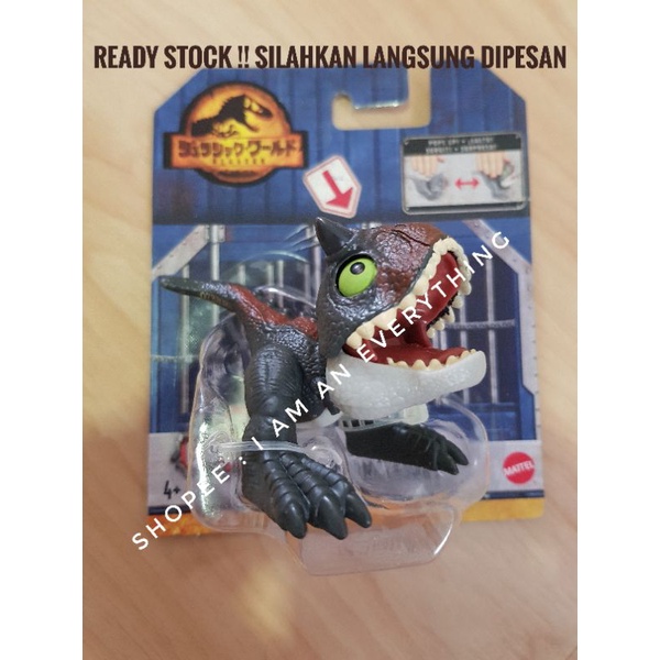 Jurassic World Dominon Uncaged Wild Pop Up Carnotaurus original mattel