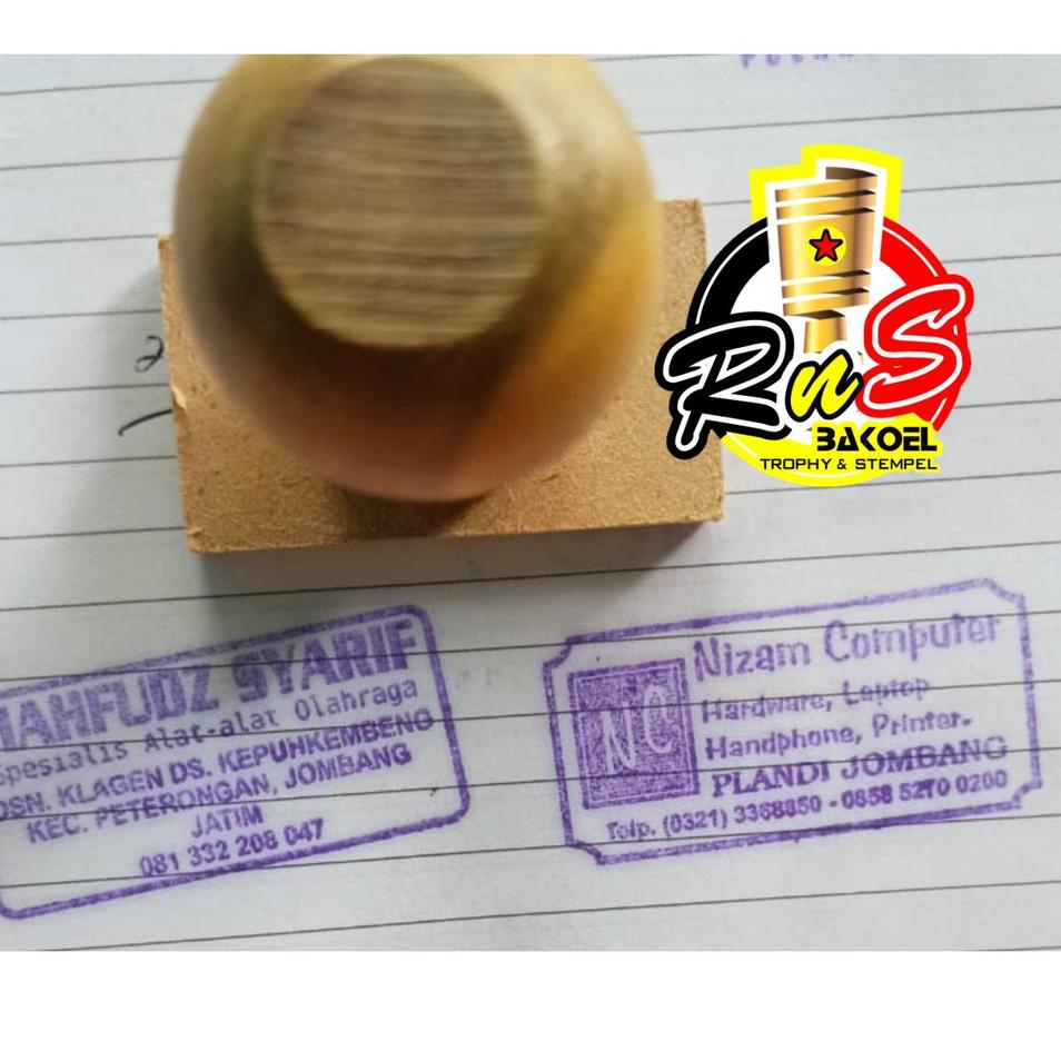 

ㆊ STEMPEL KAYU PERSEGI PANJANG HOT ITEM 3497 ✯