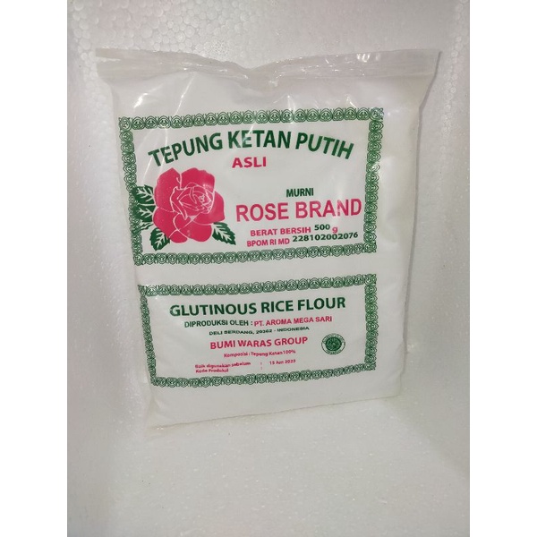 

tepung pulut rose brand 500 by t