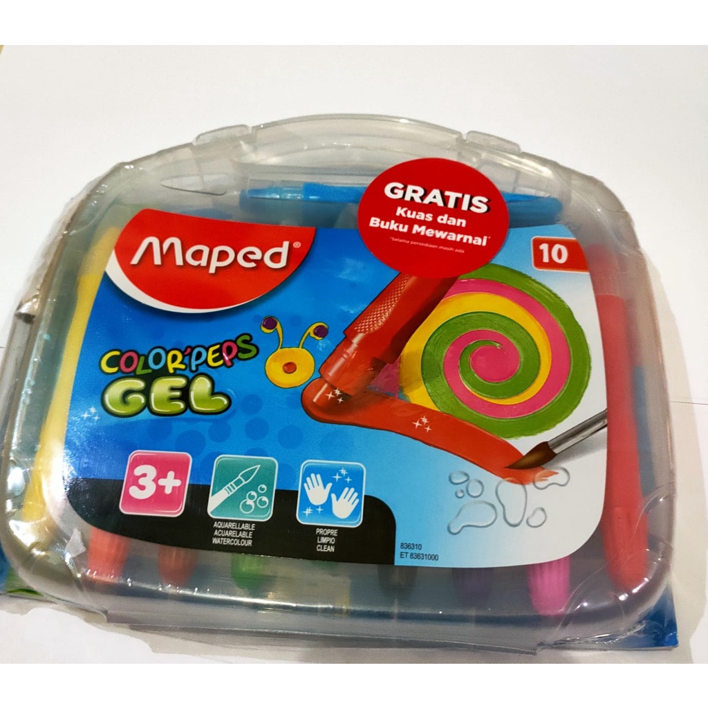 

MAPED CRAYON GEL (free bukumewarnain &kuas)