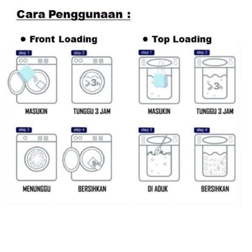 ☛TK☚ Tablet Pembersih Tabung Mesin Cuci Deep Cleaning Bola Tangki Mesin Cuci Washing R818