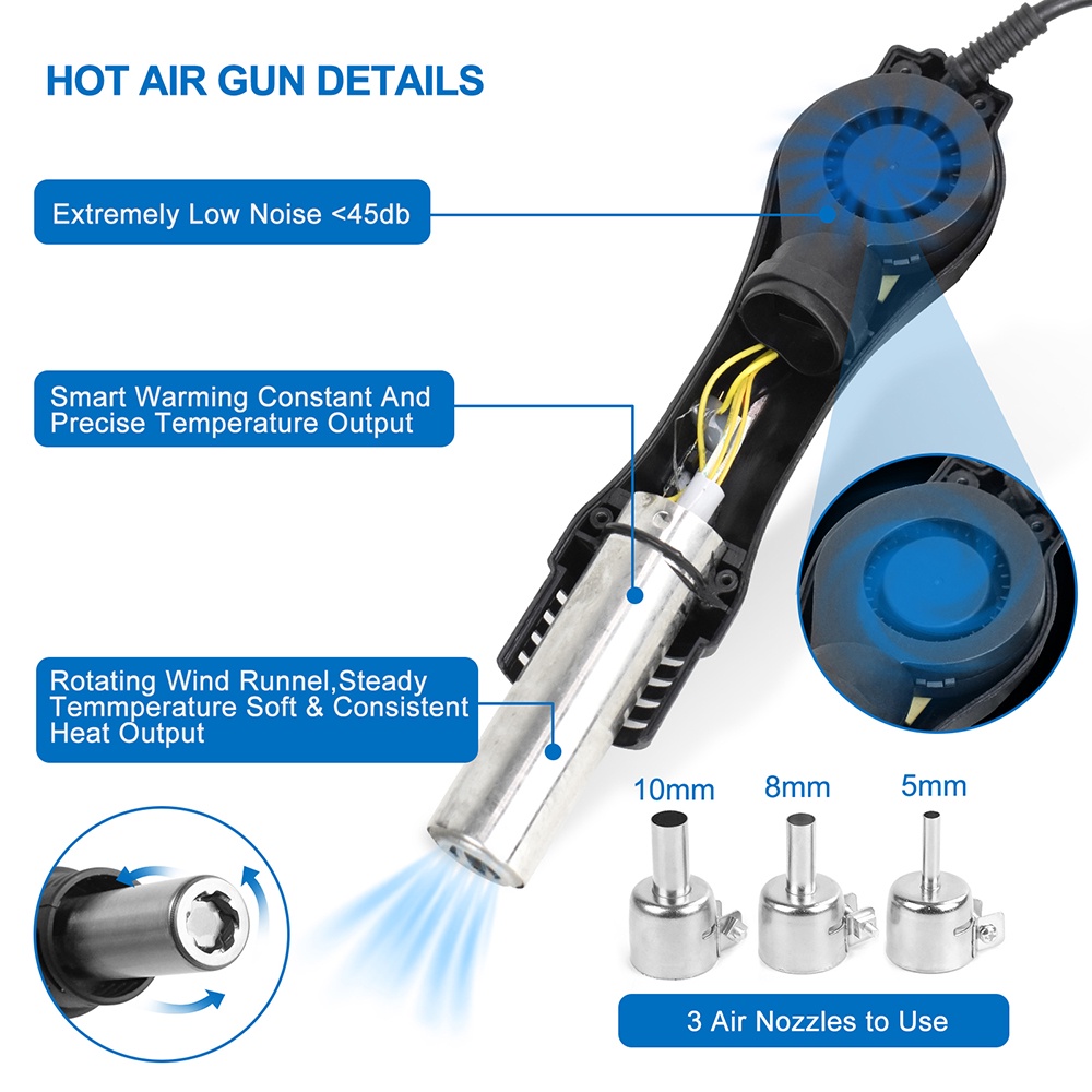 SOLDER BLOWER 858D HOT AIR SOLDER UAP BLOWER ORIGINAL BLOWER 858D 858D+ Solder Uap Blower/Blower Uap 858D 858D+