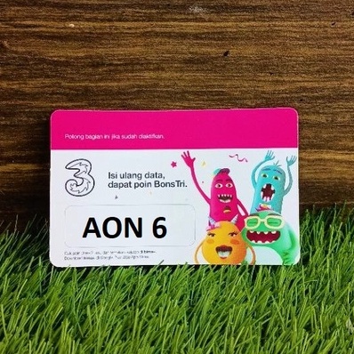VOUCHER DATA KUOTA 3/TRI AON 6 GB MALANG HARGA GROSIR