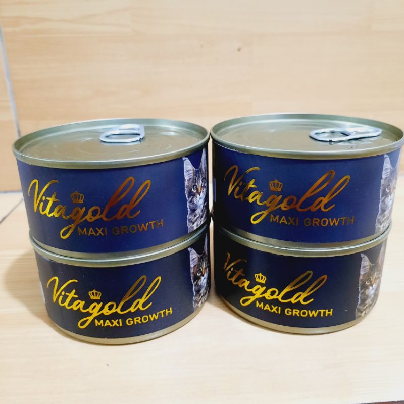 VITA GOLD MAXI GROWTH MAKANAN KUCING PENAMBAH BERAT BADAN 195GR BY VITACELL