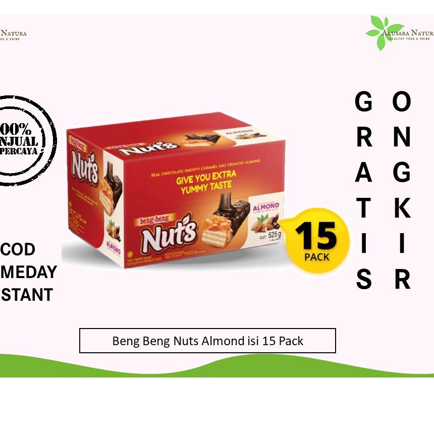 

Lariza--Beng Beng Nuts Almond Box 15Pcs @35 Gr [BISA COD | SAMEDAY | INSTANT]