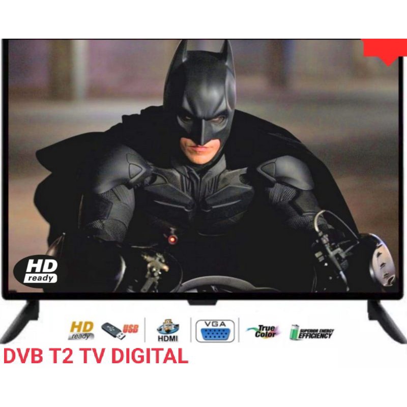 TV LED DVB-T2 22 INCH FULL LAYAR DIGITAL TV HDMI VGA USB 2.0
