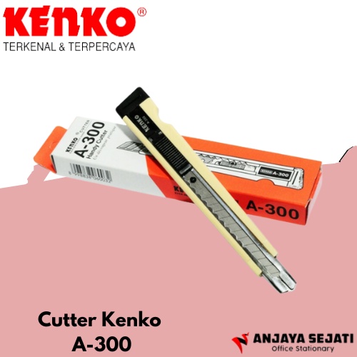 

Kenko Cutter A-300 (9 Mm Blade) | Alat Potong | Per-3pcs