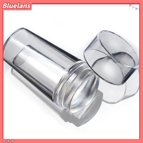 Bluelans Set Stamper + Scraper + Plat Transfer Gambar Untuk Nail Art / Manicure DIY