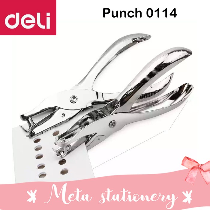

Bagus Pembolong Kertas One Hole / Punch Deli E0114 Sale!!!