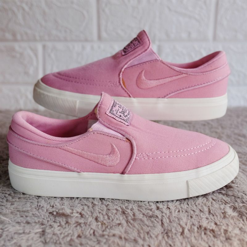 Sepatu Anak Second Nike Stefan Janoski Slip On Pink Bekas Preloved