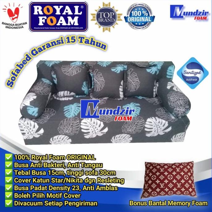 Sofabed Royal Foam Sofa Bed Kasur Lipat Original Tebal 15Cm Garansi 15 Tasyaokta127