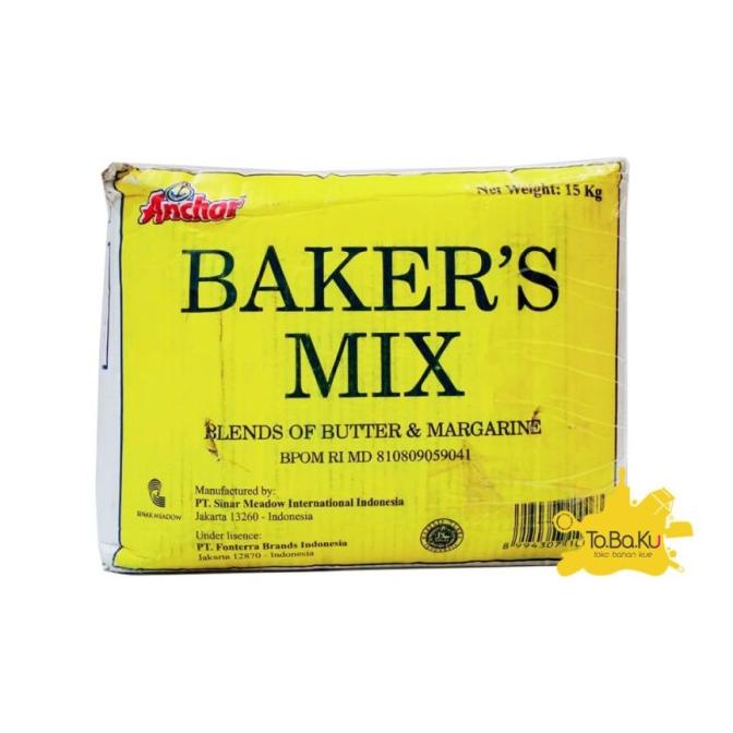 

#####] Anchor Bakers Mix Butter 15kg (Karton)