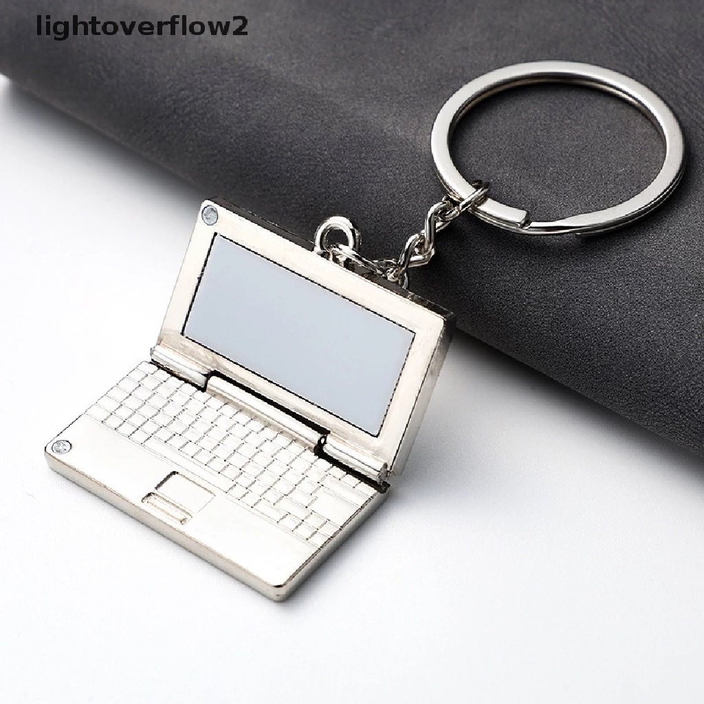 (lightoverflow2) Gantungan Kunci Mobil / Tas / Komputer / Notebook Bahan Metal