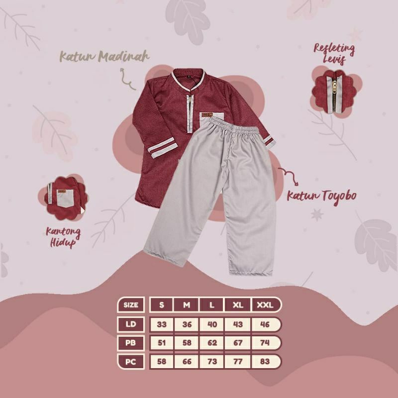 Setelan Koko Anak AFDHAL BY : B&amp;D KIDS // Koko Anak Kurta