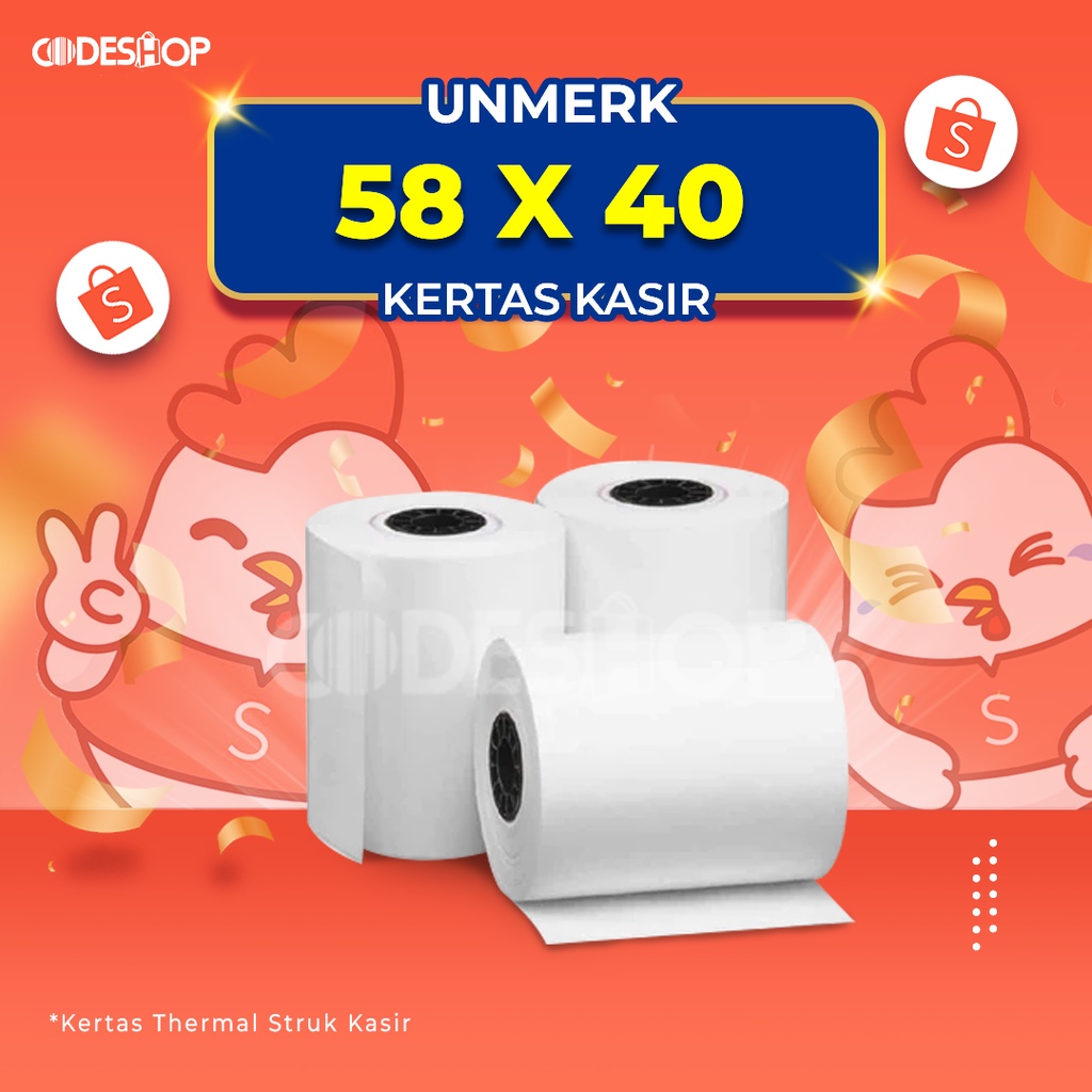 Jual Thermal Paper Ukuran X Mm Kertas Kasir X Mm