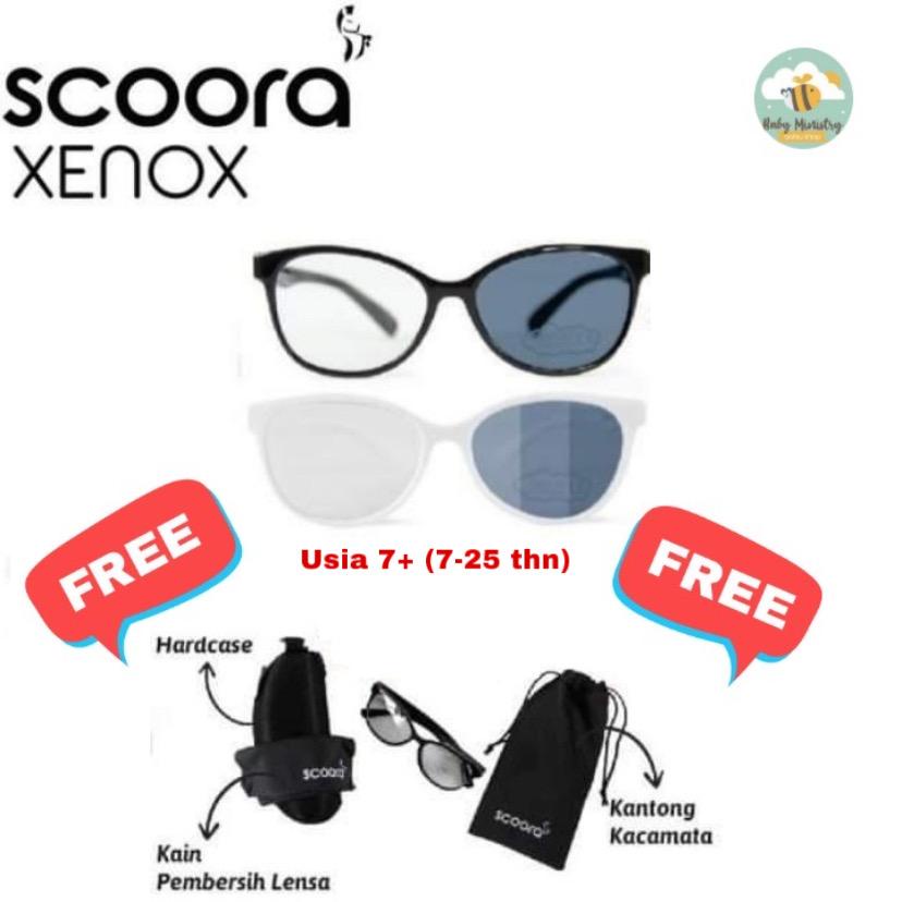 Scoora Xenox Suglasses (anak 3-6 th) (7 tahun - dewasa 25 tahun)  / Kacamata Anak anti radiasi dan Sinar UV/ kacamata