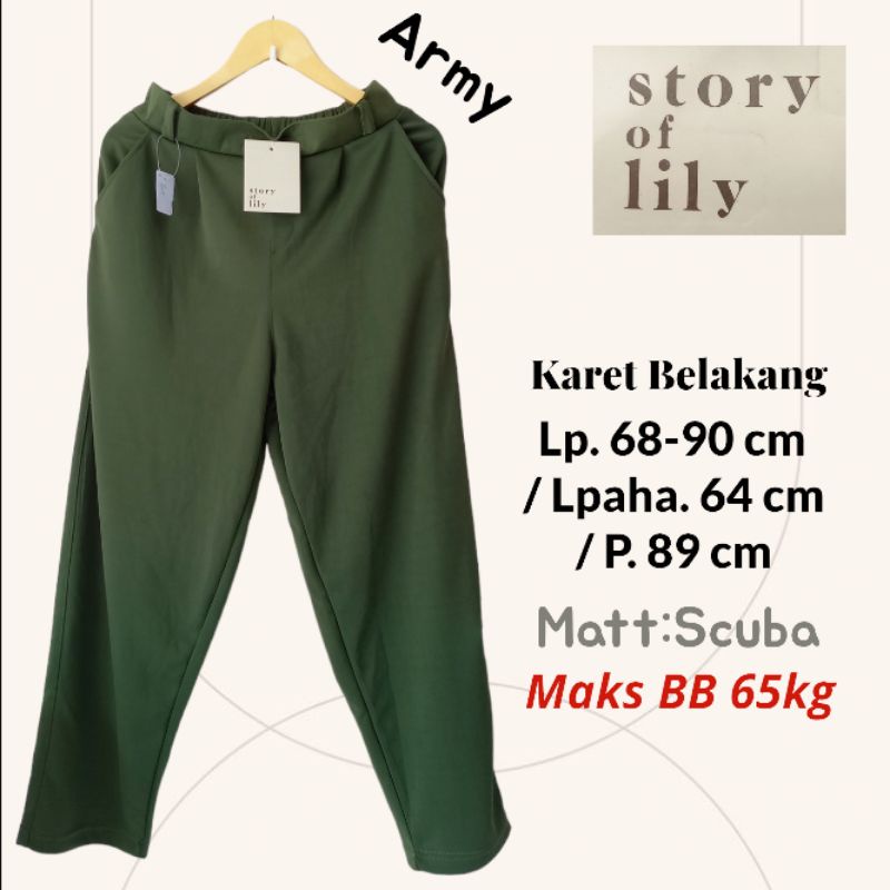 Story Of Lily woman Celpan All size scuba, strech tebal