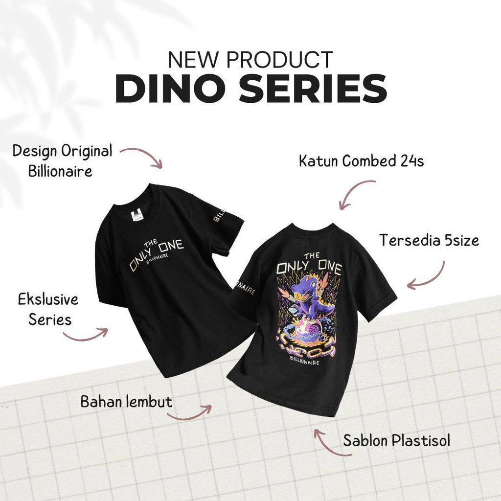 Tshirt Billionaire Dino Series