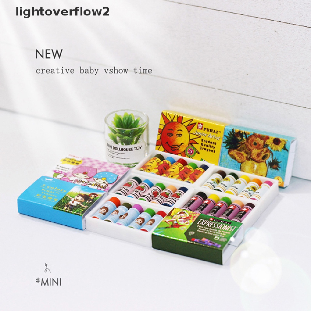 (lightoverflow2) Miniatur Crayon Sinchan Skala 1: 12 Untuk Dekorasi Rumah Boneka (ID)