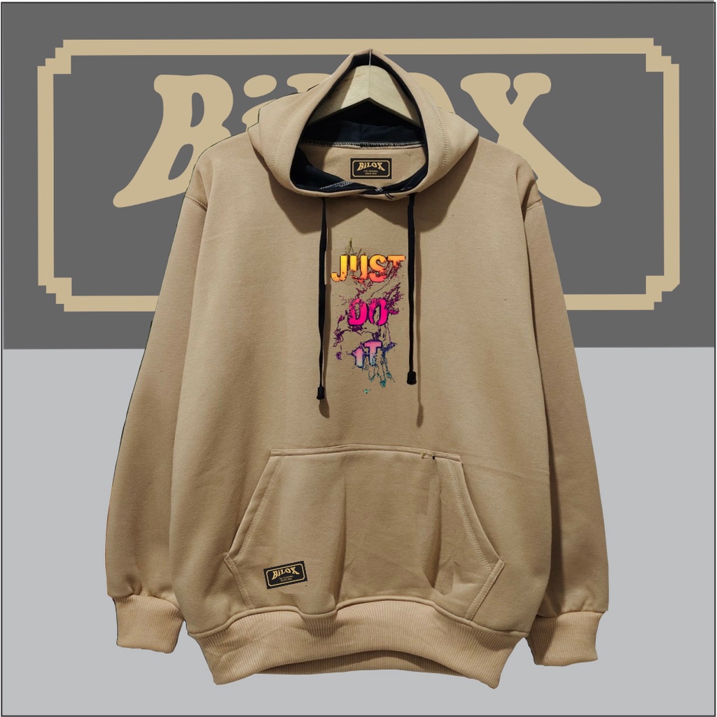 BILOX Hoodie pria graffity vintage bahan tebal Suiter pria original distro bandung terbaru 2022 warna abu paralon burgundy hitam