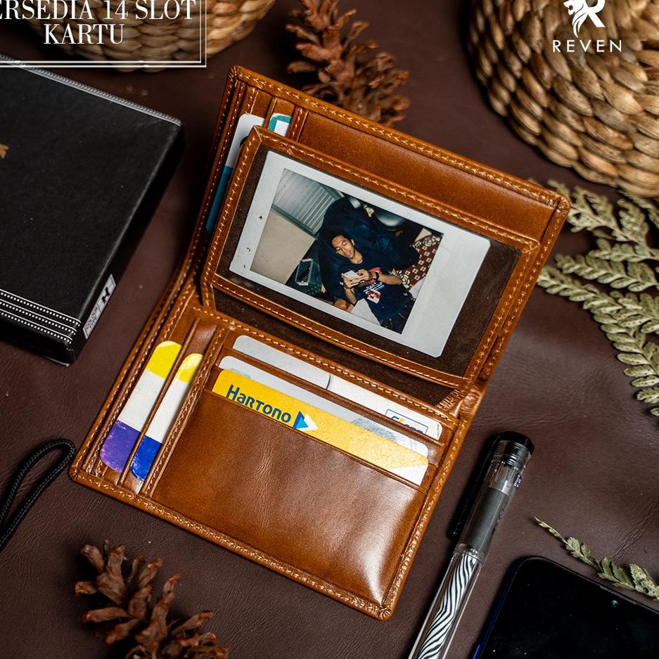 Lagi Tren.. Dompet Kulit Wallet Pria Cowok Asli Panjang Original Branded Import Premium Keren Cowo R