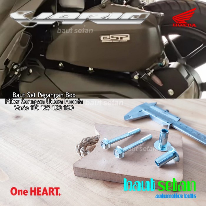 Baut Set Pegangan Box Filter Honda Vario 150