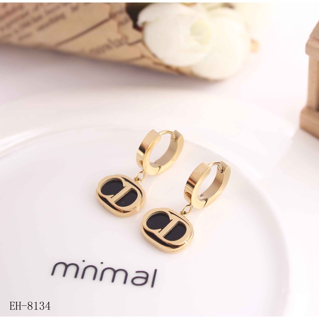 Anting Titanium Terbaru Perhiasan Fashion 8150/8134