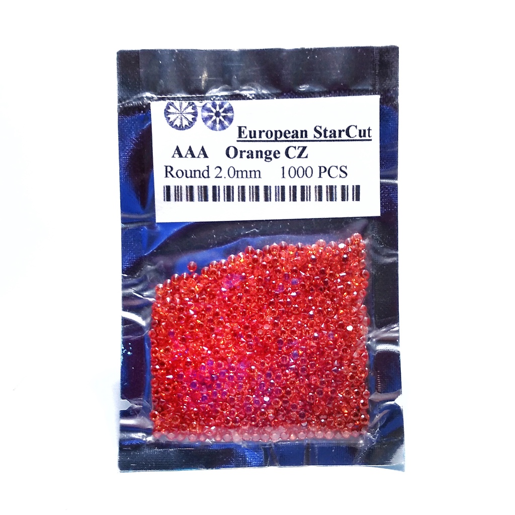 Zircon Cubic Eropa Star Cut Full Variant Colour