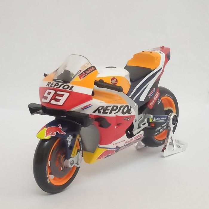 Diecast Motor Marc Marquez MotoGP 2019 Honda Repsol Maisto Diecast