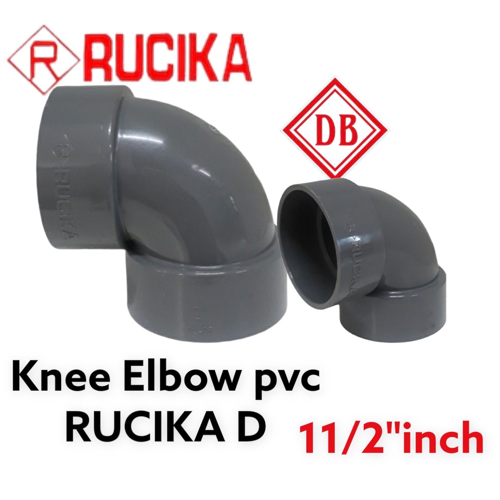 KNIE 11/2"inch RUCIKA D/SAMBUNGAN PIPA PVC 11/2/BELOKAN PIPA/ELBOW