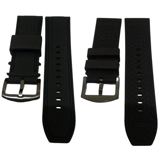 STRAP WATCH RUBBER SILICONE TALI KARET JAM TANGAN UKURAN 20 MM - 26 MM