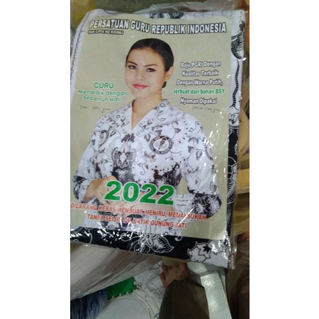 Bakal kain PGRI putih terbaru 2022