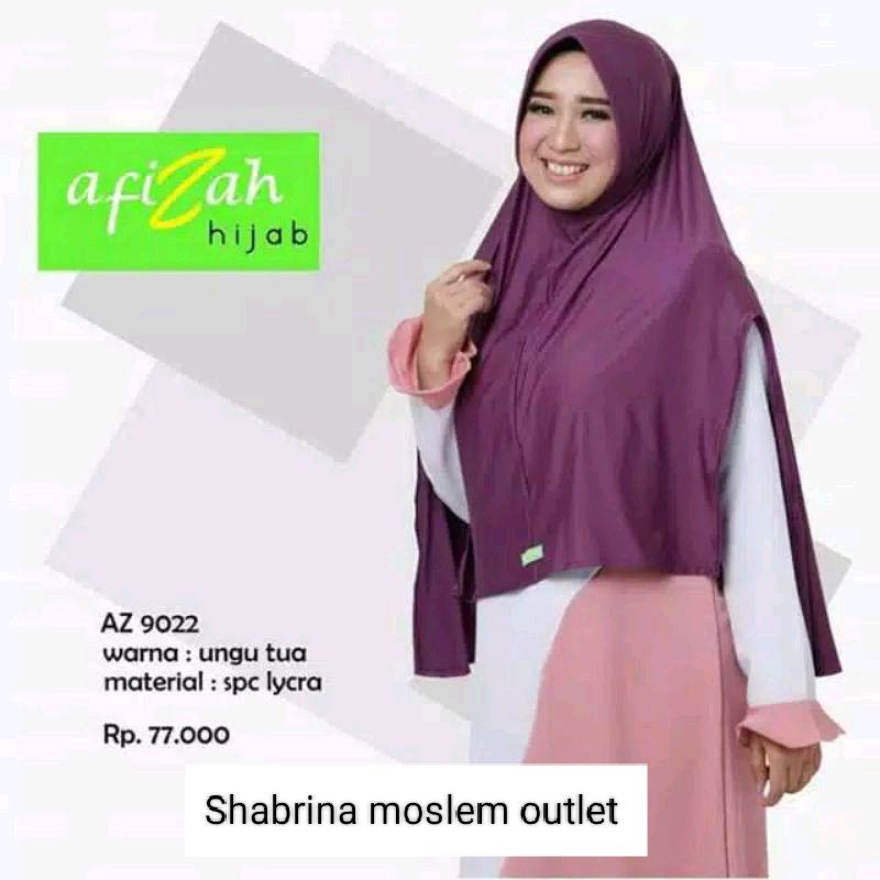 BIG SALE .  Cuci Gudang Promo Afizah Hijab Bergo AZ 9022