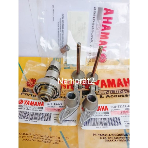 Paket Noken as+Payung klep+Platuk Klep Yamaha Mio lama/Mio smile/Mio sporty/Mio soul (5TL)Ori