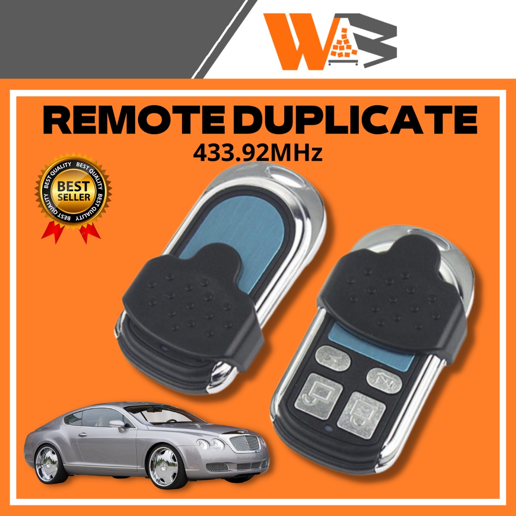 COD Remote Control Remot Kontrol Wireless Duplikat Kunci Mobil Pagar 433.92MHz