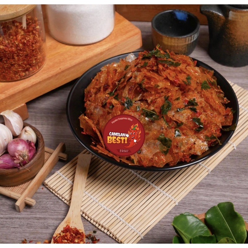 

kripik kaca pedas