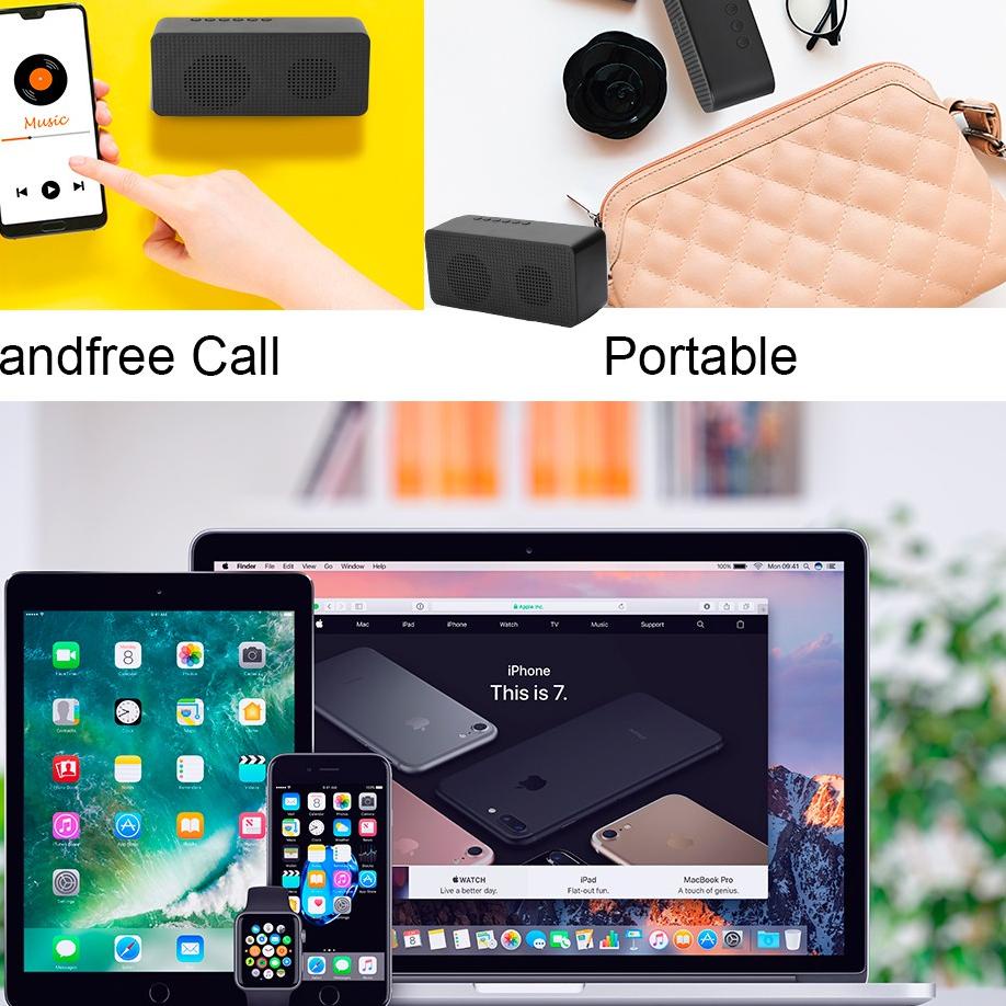 Lariz--Inone Speaker Bluetooth Wireless Multi Fungsi Alarm Clock Digital FM Radio Portable